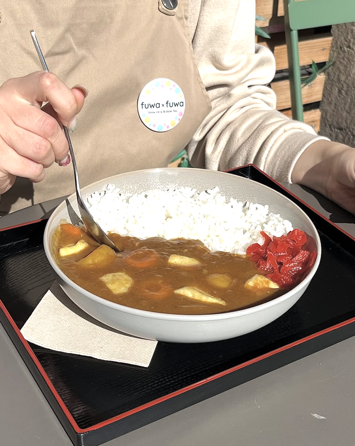 Assiette Curry Japonais — Fuwa x Fuwa Lyon
