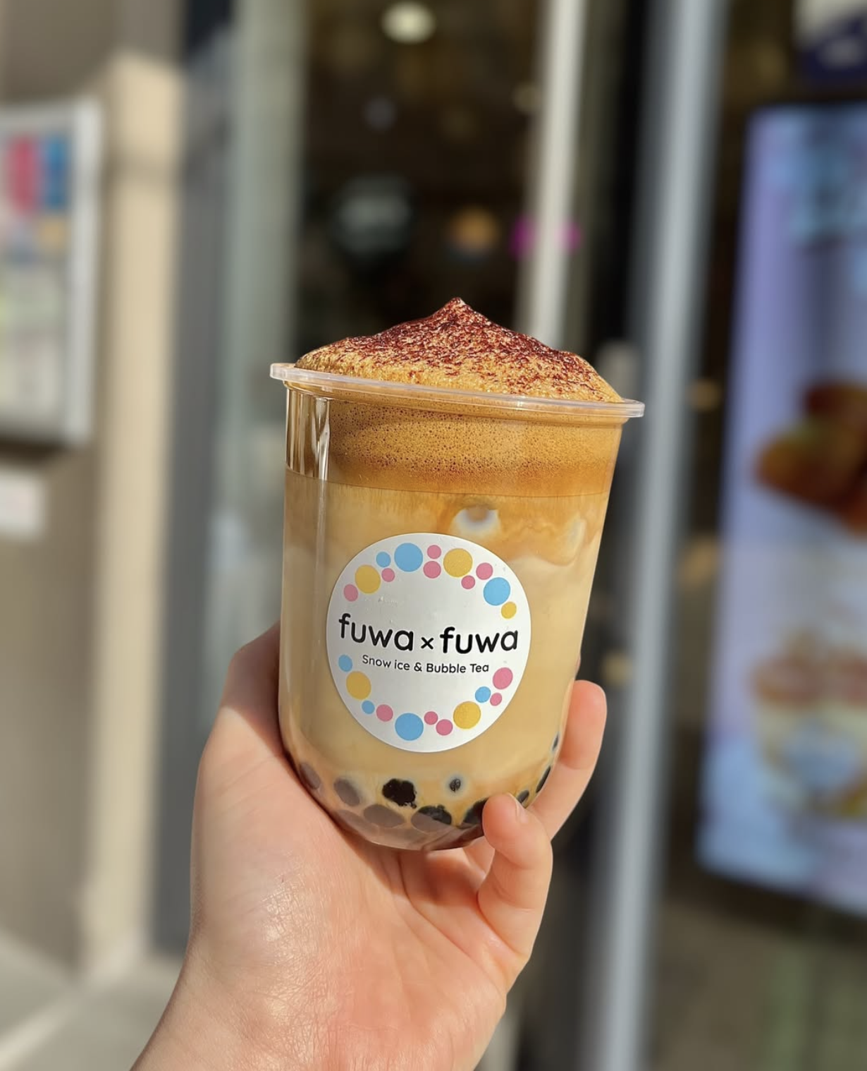 Bubble Tea Brown Sugar Dalgona — Fuwa x Fuwa Lyon