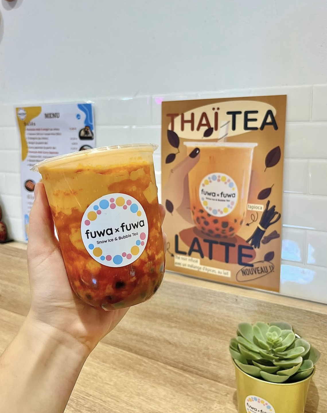Bubble Tea Thai Tea — Fuwa x Fuwa Lyon