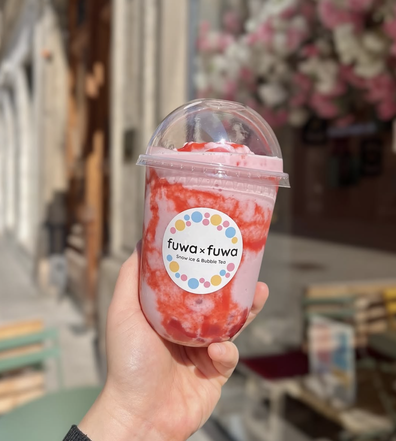 Frappe Fraise Strawberry Milk — Fuwa x Fuwa Lyon