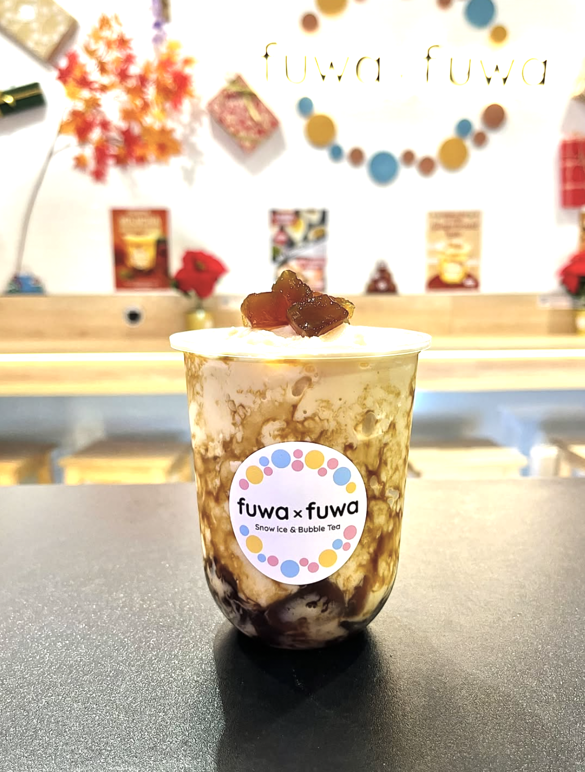 Frappe Hojicha Brown Sugar — Fuwa x Fuwa Lyon