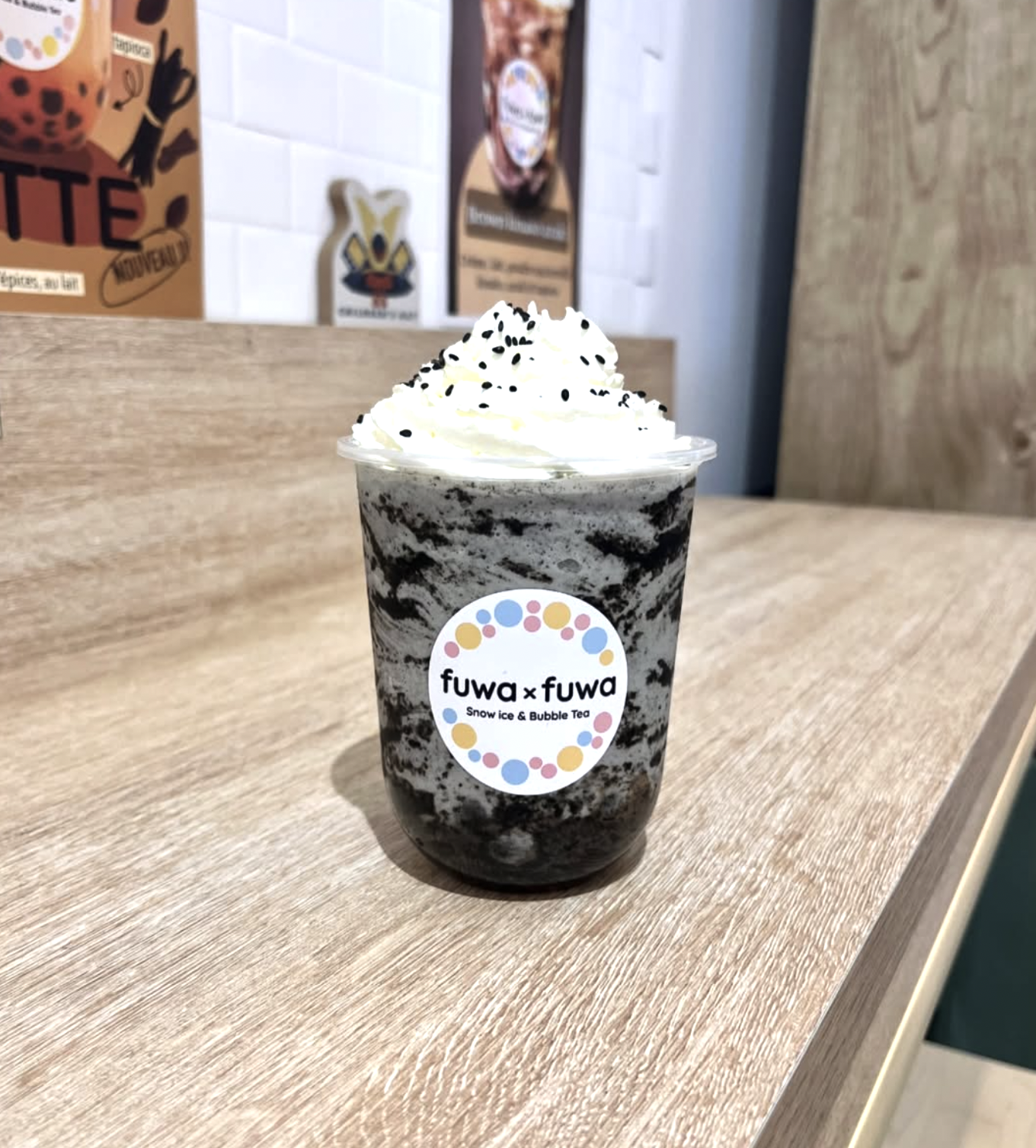 Frappe Sesame Noir — Fuwa x Fuwa Lyon