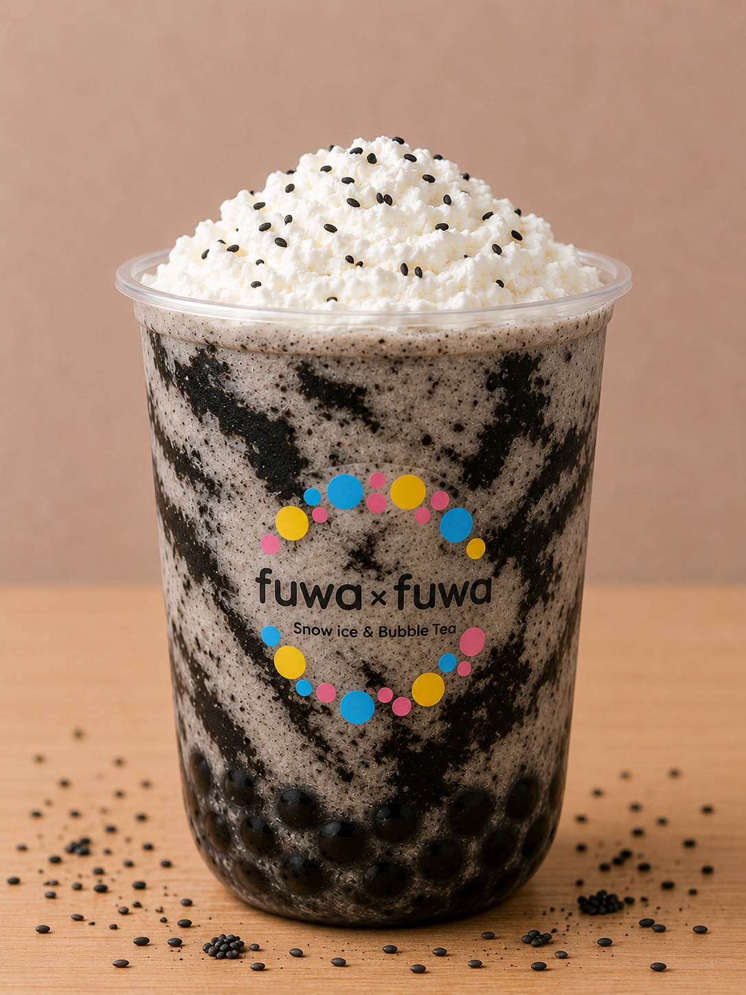 Frappé Sésame Noir lyon Fuwa x Fuwa