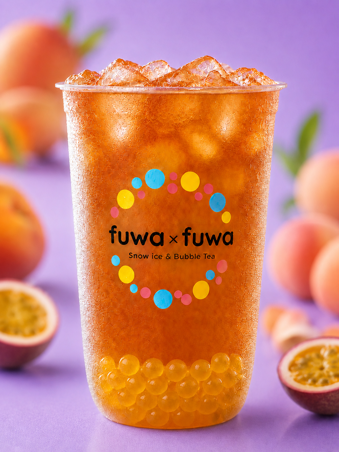 Thé Noir Pêche Passion lyon Fuwa x Fuwa