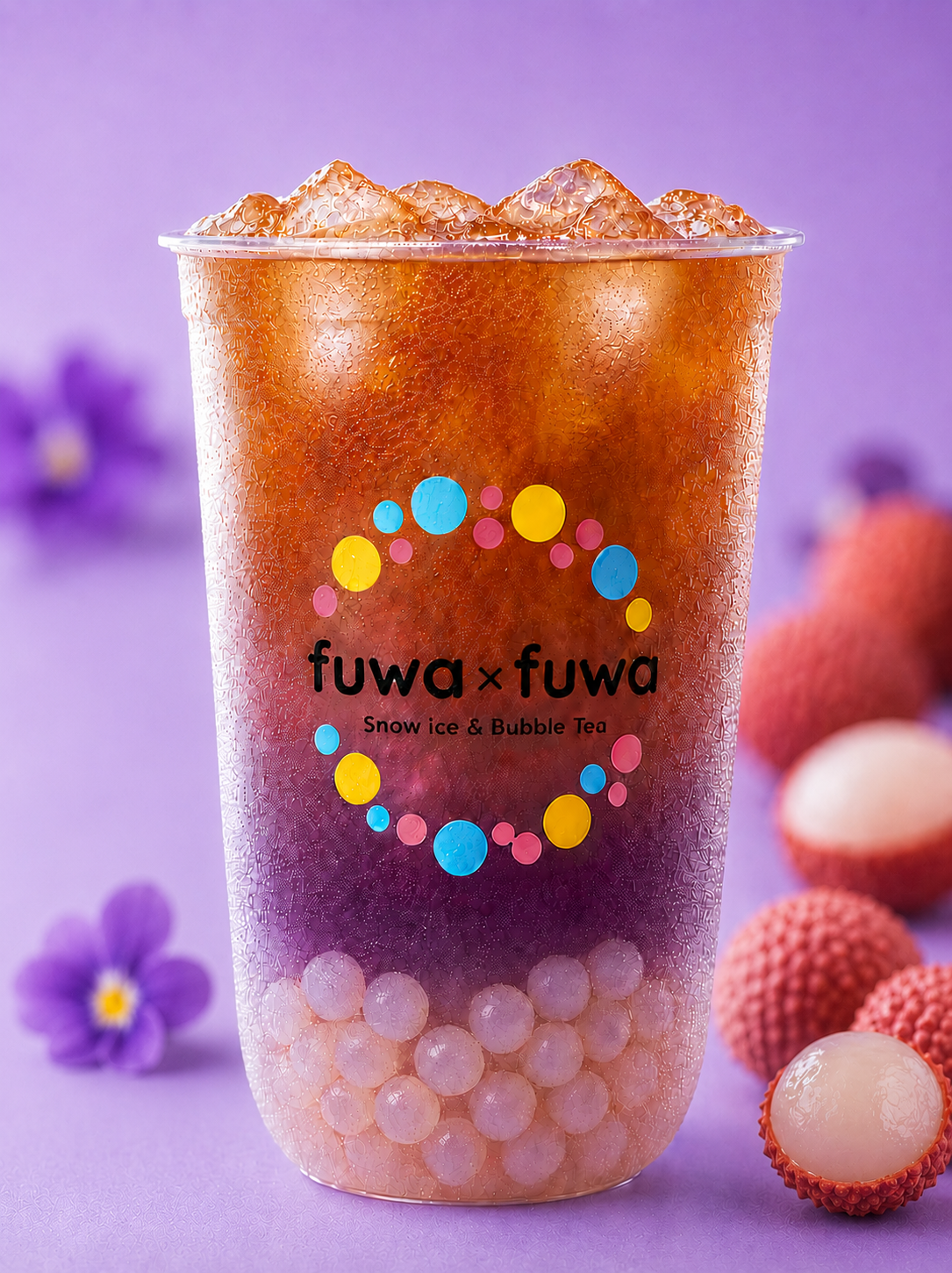 Thé Noir Violette Litchi lyon Fuwa x Fuwa