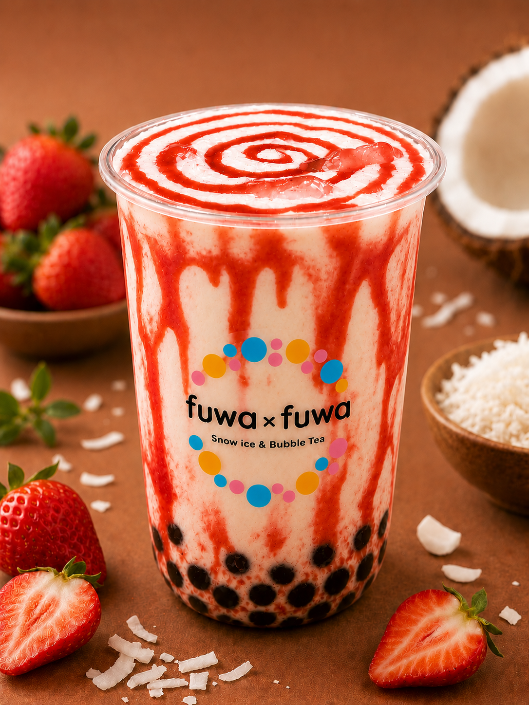 Creamy Coco Fraise lyon Fuwa x Fuwa