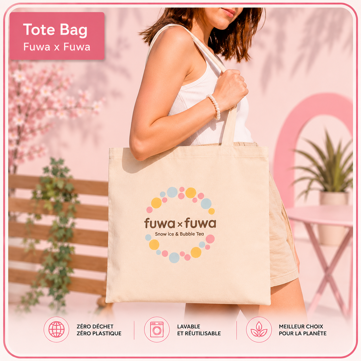 Tote Bag Fuwa (V1) lyon Fuwa x Fuwa